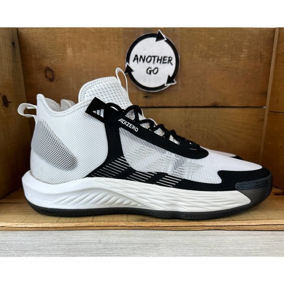 adidas Other - *SOLD* Men’s Adidas Adizero Select Team Basketball Sneakers Shoes Sz 13 White